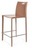 Стул полубарный Rolf кожа цвет капучино