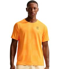 Теннисная футболка Nike Court Advantage Dri-Fit - laser orange/black