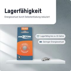 Батарейка CR 1620 ANSMANN 3V (Premium)