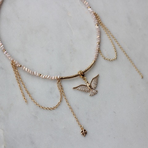 Набор для создания чокера (в золотом цвете) НАБ012