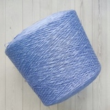 Пряжа Zaza хлопок фламме 420м S26015 небесно-голубой