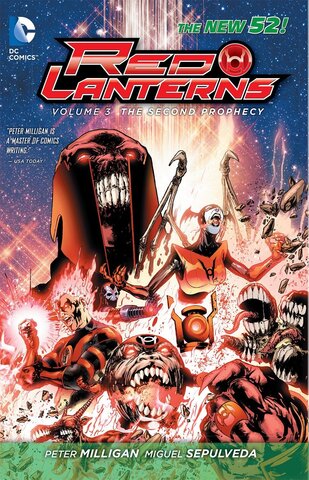 Комикс Red Lanterns Vol. 3: The Second Prophecy (На Английском языке) (Б/У)