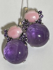 Флер (серьги  из серебра)