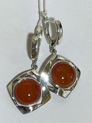 Паола (серьги из серебра)