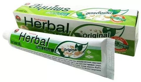 Twin Lotus Зубная паста Оригинальная: Herbal Original ,30 гр
