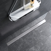 Am.Pm W02SC-U11-090-04SB PrimeFlow Трап для душа линейный универс затвор Tile 90см цвет сталь мат