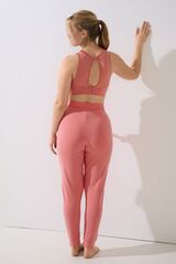 Бюстгальтер спортивный со съемными чашками LISCA LIFESTYLE 20367_Розовый фарфор