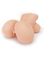 Телесный мастурбатор-торс Big Titty Torso - 