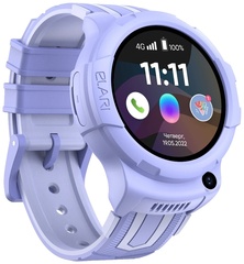 Смарт-часы Elari KidPhone 4G Wink сиреневый-сиреневый