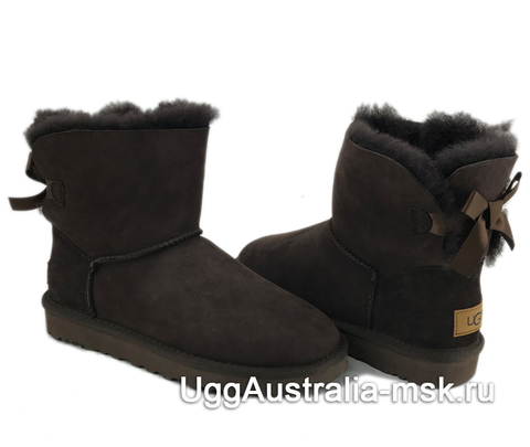 UGG Bailey Bow II Mini Chocolate