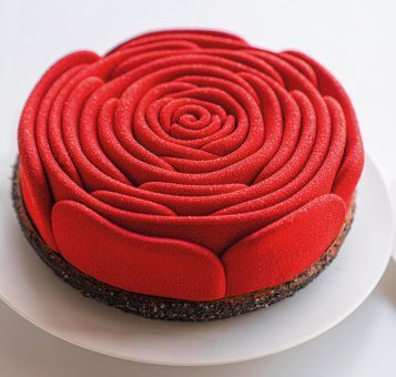 Форма силиконовая PAVOCAKE для торта 3D Rose d180мм h45мм, 960мл, KE080