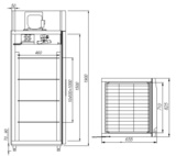 фото 2 Шкаф холодильный POLUS Carboma R560 INOX на profcook.ru