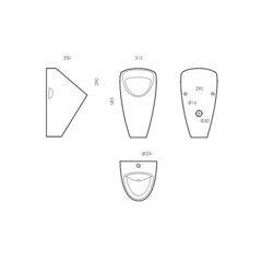 ПИССУАР SANITA LUXE LONG