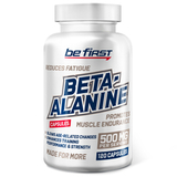 Бета-Аланин, Beta-Alanine, Be First, 120 капсул 1