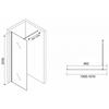 Abber Immer Offen AG61101R8 Душевая перегородка