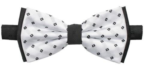 Черная бабочка в горошек TSAREVICH