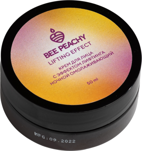 Bee Peachy Крем для лица с эффектом лифтинга Ночной Омолаживающий