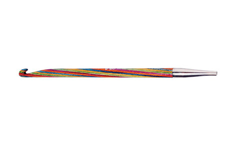 Крючок для вязания тунисский, съемный "Symfonie"
3,5мм, ламинированная береза, многоцветный