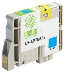 Картридж струйный Cactus CS-EPT0632 T0632 голубой (10мл) для Epson Stylus C67, C87, CX3700, CX4100, CX4700