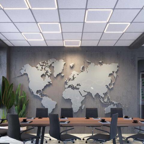 Светильник потолочный светодиодный встраиваемый NELIO 358455, IP20 LED 4000К 48W 100-265V