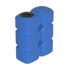 Ёмкость К 1000 л. вертикальная голубая Ирпласт прямоугольная 1000 л.(1330x650x1630см;голубой) - арт.560885