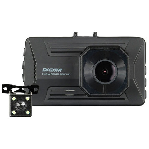 Видеорегистратор DIGMA FreeDrive 208 DUAL NIGHT FHD, 2 камеры