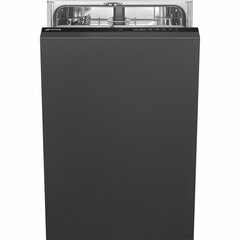 Посудомоечная машина Smeg ST4512IN, встраиваемая, конденсационная сушка, 9 комплектов