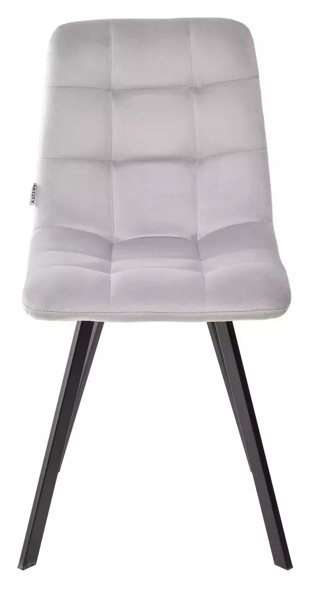 Стул CHILLI SQUARE BLUVEL-03 LIGHT GREY, велюр М-City