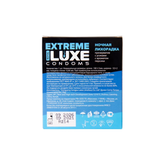 LUXE EXTREME НОЧНАЯ ЛИХОРАДКА - Презерватив с ароматом персика, 1 шт (прозрачный)