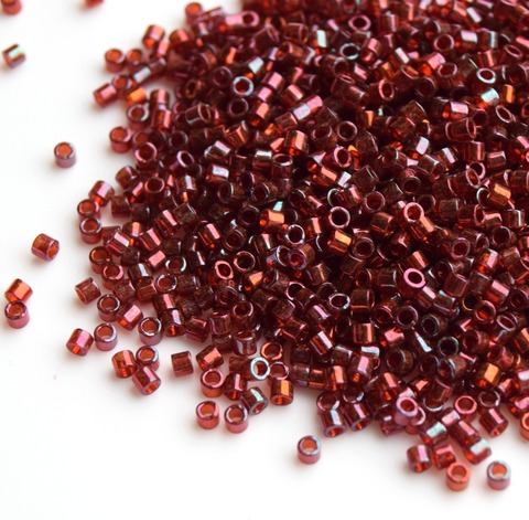 DBM-0105 Бисер цилиндрический Миюки делика 10/0 /Miyuki delica 10/0 Garnet Gold Luster