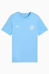 Футболка Puma Manchester City 25/26 FtblEssentials Tee Junior - голубой