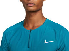 Теннисное поло Nike Court Dri-Fit Adventage Slam Tennis Polo - green abyss/white