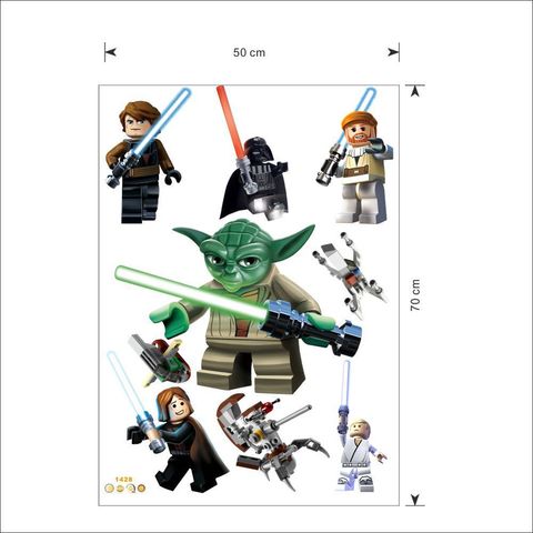 Wall Sticker Wallpaper 3D Art — Minifigure