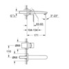 Смеситель для раковины встраиваемый Grohe  19571002