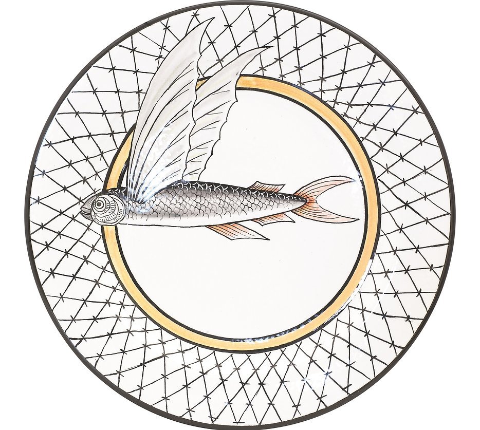 Set of plates Flying Fish collection, 4 pc.