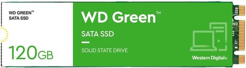 Диск SSD WD 120GB Green 3D NAND M2.2280 SATA-III (TLC)