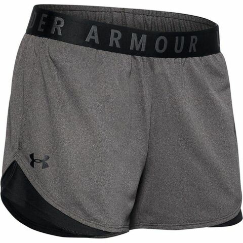 Женские теннисные шорты Under Armour Women's UA Play Up Shorts 3.0 - carbon heather/black