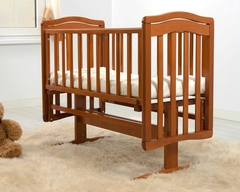 Кровать детская Л-2003-1м "Лили" маятник поперечный (махагон)