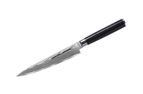 Нож Samura универсальный Damascus, 15 см, G-10, дамаск 67 слоев