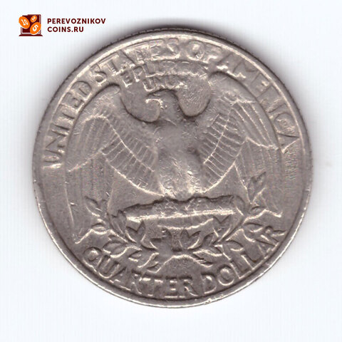 1/4 доллара 1982 (P). США. Медно-никель F