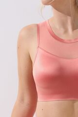 Бюстгальтер спортивный со съемными чашками LISCA LIFESTYLE 20367_Розовый фарфор