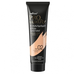 Тональный крем-лифтинг Pro Luxury с гиалуроновой кислотой тон 02 слоновая кость  , 30 мл ( Белита )