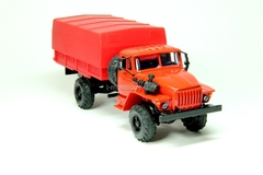 Ural-43206 with awning red Elecon 1:43