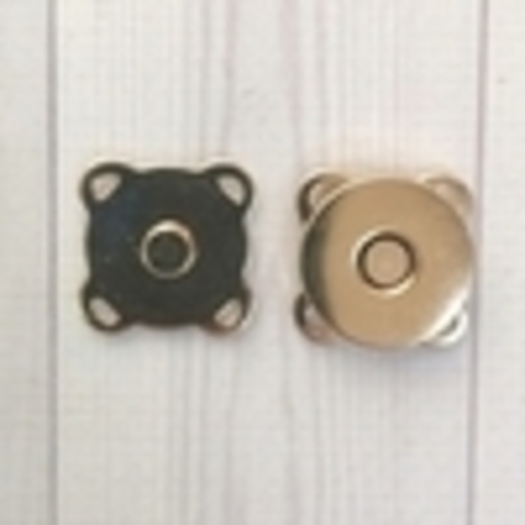 Кнопка магнитная пришивная d=14 мм, золото