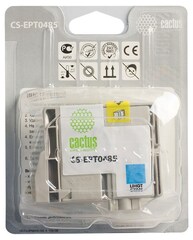 Картридж струйный Cactus CS-EPT0485 светло-голубой (14.4мл) для Epson Stylus Photo R200, R220, R300, R320, R340, RX500, RX600, RX620, RX640