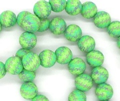 Бусины на леске 18 мм, 1 нить~40 шт-60 см