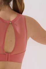 Бюстгальтер спортивный со съемными чашками LISCA LIFESTYLE 20367_Розовый фарфор