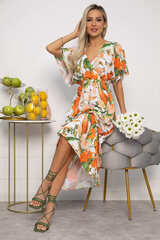 Платье Летнее настроение (оранжевое) П13726-7М LT Collection