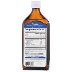 Carlson Labs, MCT & Omega-3, Natural Lemon Lime, 16.9 fl oz (500 ml)