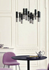 Люстра Ike Suspension Black-Silver 13
